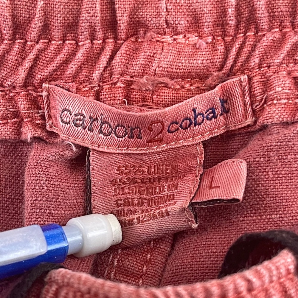 Men's Cargo Shorts - Washed Red - Picture 6 of 8